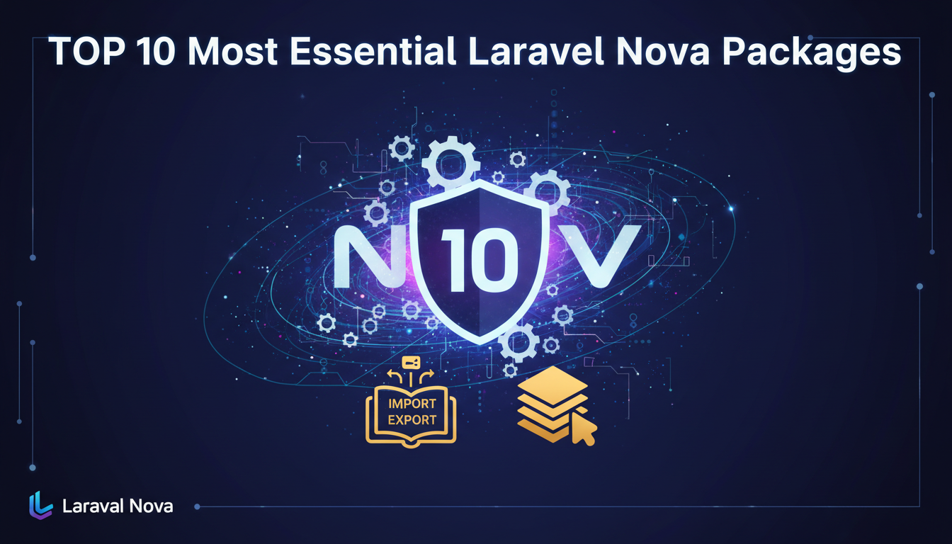 TOP 10 Most Essential Laravel Nova Packages | Mydnic.be
