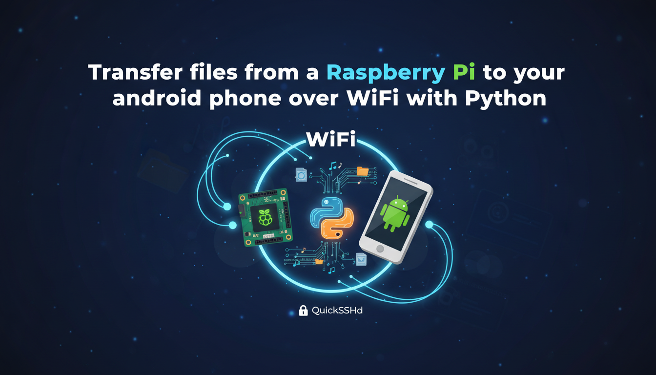 sending bytes from raspberry pi using python to Images... Transfer files from a Raspberry Pi to your android phone over WiFi with ...